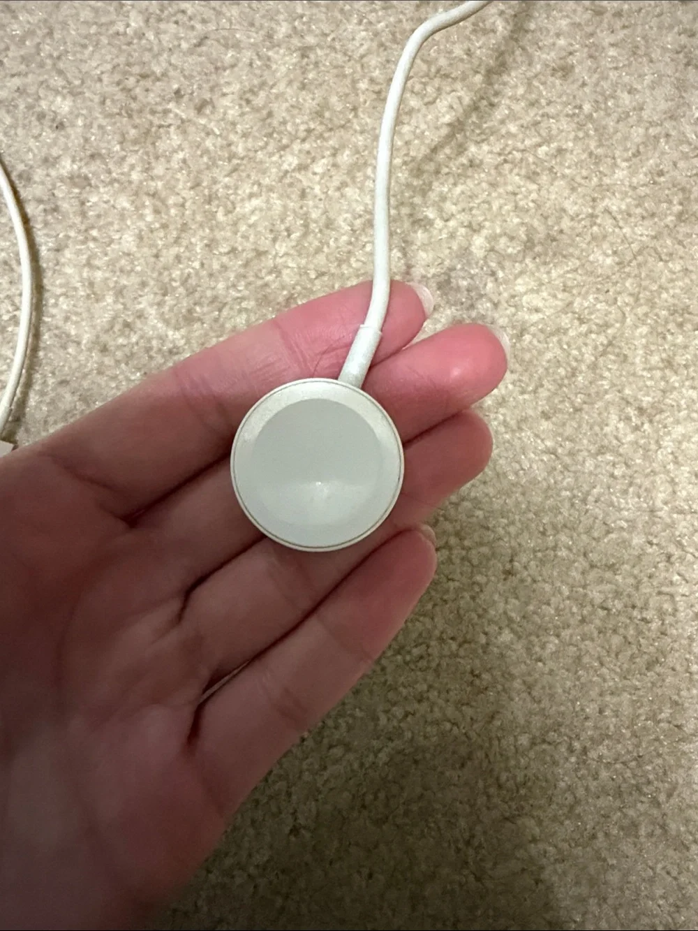 Apple White Magnetic Watch Charger Cable
